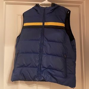 Benetton hoodie puffy vest